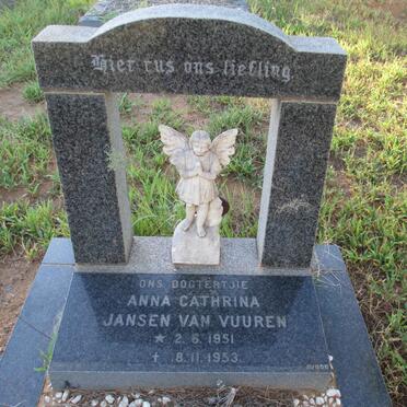 VUUREN Anna Cathrina, Jansen van 1951-1953