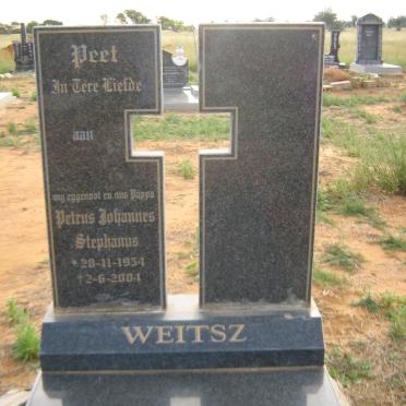 WEITSZ Petrus Johannes Stephanus 1934-2004