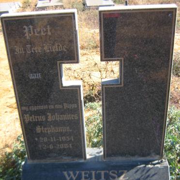 WEITSZ Petrus Johannes Stephanus 1954-2004