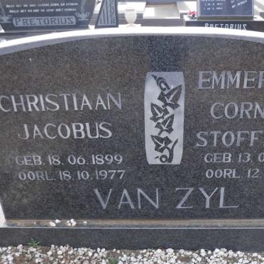ZYL Christiaan Jacobus, van 1899-1977 &amp; Emmerentia Cornelia Stoffelina 1912-1991