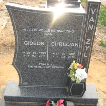 ZYL Jan, van 1965-2010 &amp; Annatjie 1968-2010