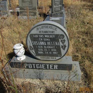 POTGIETER Susanna Helena nee BLIGNAUT 1896-1987