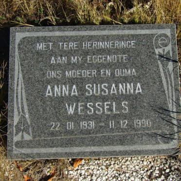 WESSELS Anna Susanna 1931-1990