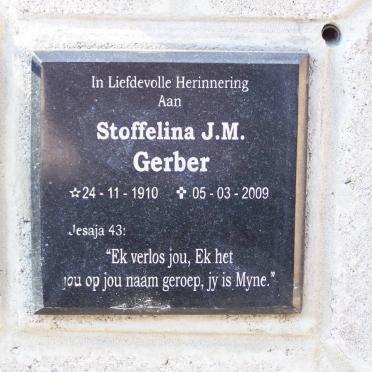 GERBER Stoffelina J.M. 1910-2009