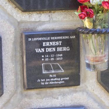 BERG Ernest, van den 1948-2010