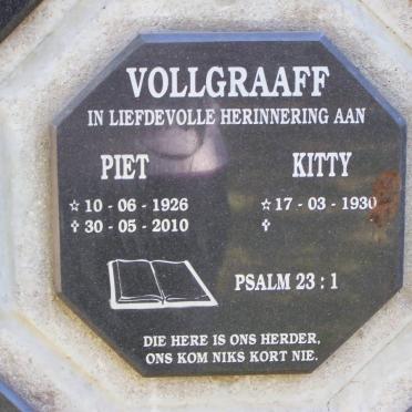 VOLLGRAAFF Piet 1926-2010 &amp; Kitty 1930-