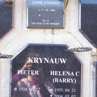 STANDER Gawie 1948- :: KRYNAUW Pieter 1934- &amp; Helena C. BARRY 1935-2004