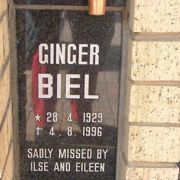 BIEL Ginger 1929-1996