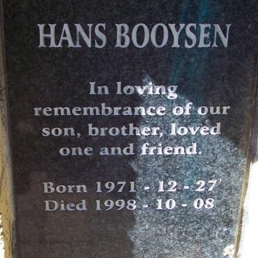 BOOYSEN Hans 1971-1998