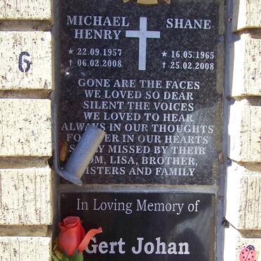 BOTHMA Michael Henry 1957-2008 :: BOTHMA Shane 1965-2008 :: VAN WYK  Gert Johan 1962-2007