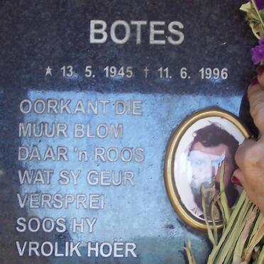 BOTES Gerhardus Stephanus 1945-1996