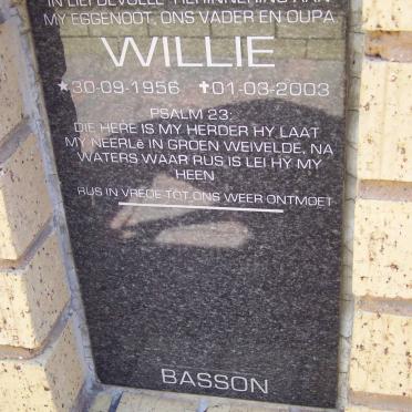 BASSON Willie 1956-2003