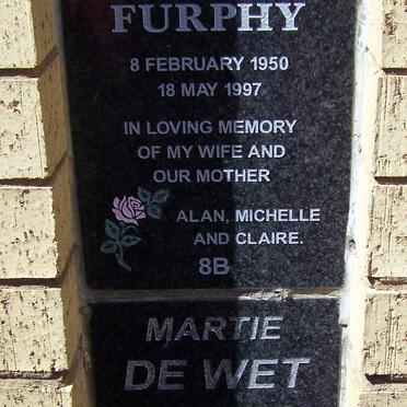 FURPHY Adrienne Elsabe 1950-1997 :: DE WET Martie 1945-1996