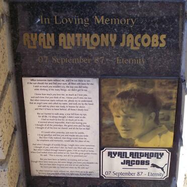 JACOBS Ryan Anthony 1987-
