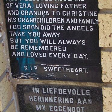 LEAHY Tony 1931-2000 :: VICTOR Ignatius Michael 1927-1997