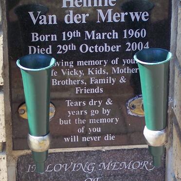 MERWE Hennie, van der 1960-2004 :: MULLER Greta 1937-2003