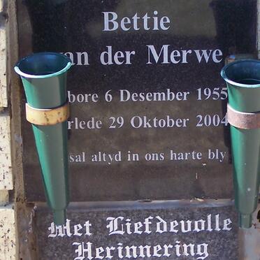 MERWE Bettie, van der 1955-2004 :: THEUNISSEN Andries 1932-2008 &amp; Babs 1938-2004