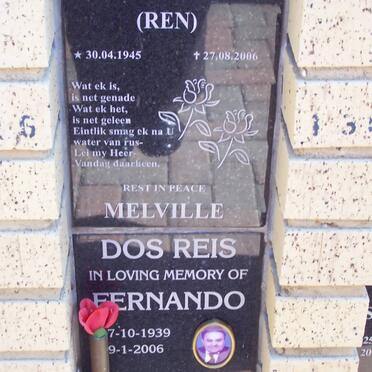 MELVILLE Erenchie 1945-2006 :: DOS REIS Fernando 1939-2006