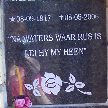 PEENS Mara 1917-2006 :: MOOLMAN Louis 1924-2006