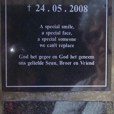 ROBBERTZE Daniel 1979-2008 :: SCHOEMAN Magdil Catharina 1946-2008