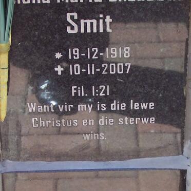 SMIT ?lena Maria Elizabeth 1918-2007 :: WILMS Claus 1937-2011