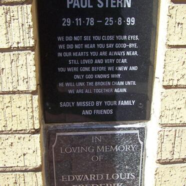 STERN Paul 1978-1999 :: MULLER Edward Louis Frederik 1949-2005