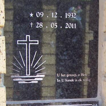 WALT, van der :: POTGIETER