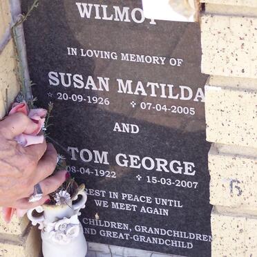 WILMOT Susan Matilda 1926-2005