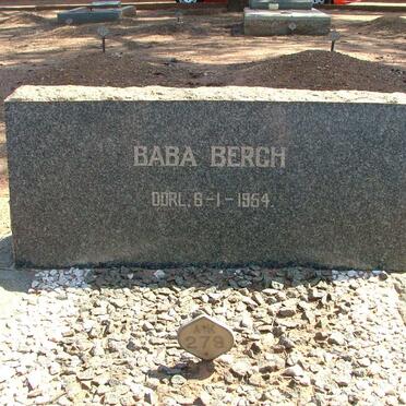 BERGH Baba 1954-1954