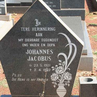 BEKKER Johannes Jacobus 1921-1982