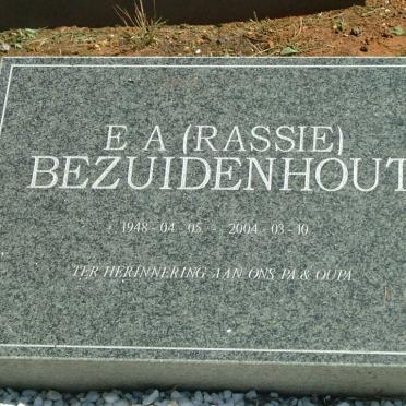 BEZUIDENHOUT E.A. 1948-2005