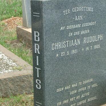 BRITS Christiaan Rudolph 1921-1969