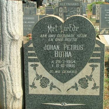 BOTHA Johan Petrus 1954-1966