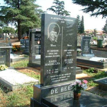 BEER Hendrik Petrus, de 1943- &amp; Maria Magdalena 1943-2004