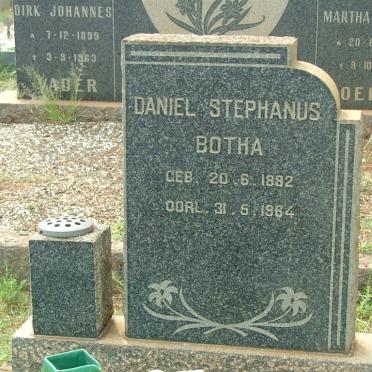 BOTHA Daniel Stephanus 1882-1964