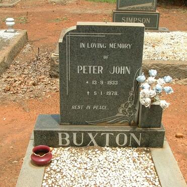 BUXTON Peter John 1933-1978