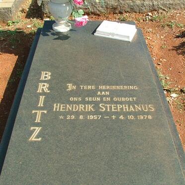 BRITZ Hendrik Stephanus 1957-1978