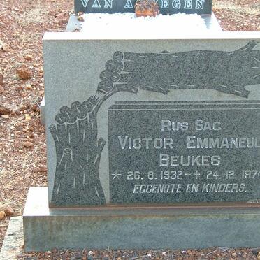 BEUKES Victor Emmaneul 1932-1974