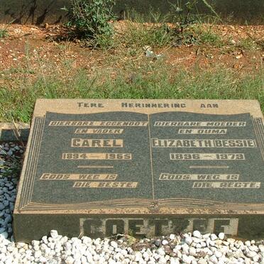 COETZEE Carel 1894-1965 &amp; Elizabeth 1896-1979