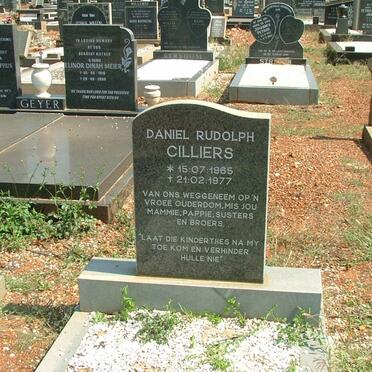 CILLIERS Daniel Rudolph 1965-1977