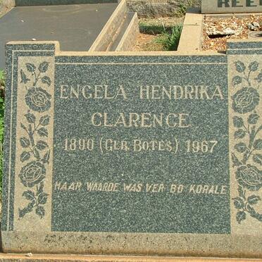 CLARENCE Engela Hendrika BOTES 1890-1967