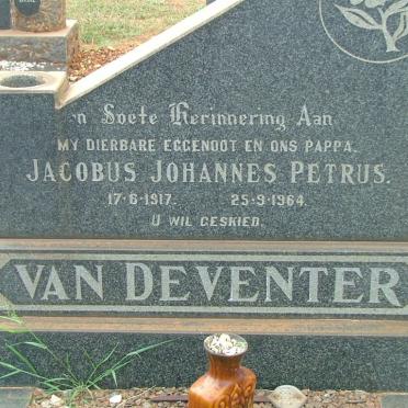 DEVENTER Jacobus Johannes Petrus, van 1917-1964