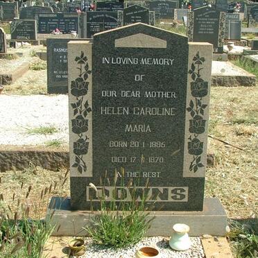 DOWNS Helen Caroline Maria 1895-1970