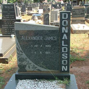 DONALDSON Alexander JAmes 1928-1975