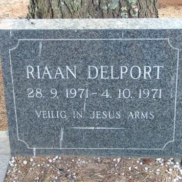 DELPORT Riaan 1971-1971