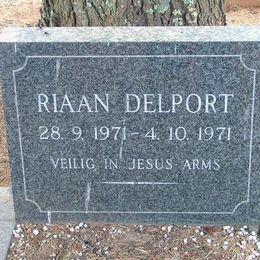 DELPORT Riaan 1971-1971