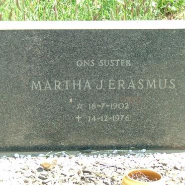 ERASMUS Martha J. 1902-1976