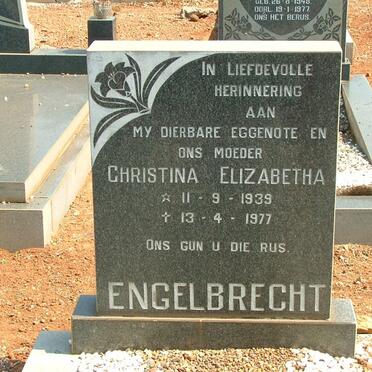 ENGELBRECHT Christina Elizabeth 1939-1977