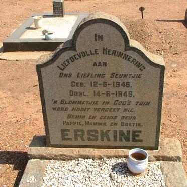 ERSKINE Seuntjie 1946-1946