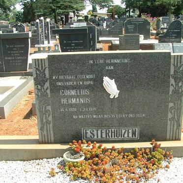 ESTERHUIZEN Cornelius Hermanus 1920-1976